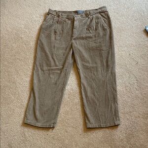 Croft & Barrow Tan Corduroy Pants for Men